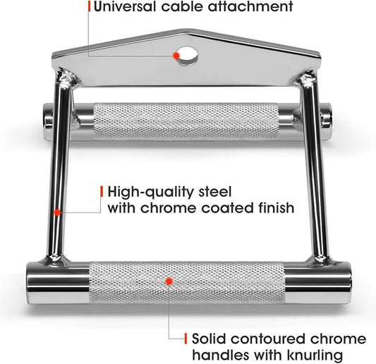 Yes4All Deluxe T Bar Row Platform Landmine Attachments – Full 360° Swivel & Easy to Install – Fits 1" Standard and 2" Olympic Bars