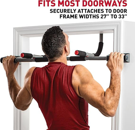 Perfect Fitness Multi-Gym Doorway Pull Up Bar and Portable Gym System