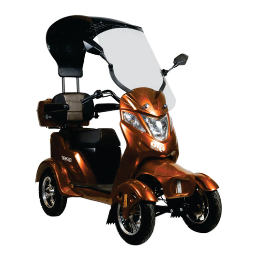 Element 4-wheeled Mobility Scooter w Windshield and Roof